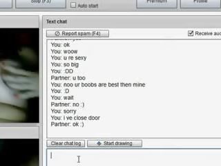 Cookie brunette film everything on chatroulette