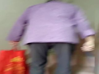 Following My Chinese Granny Home to Fuck Her: Free sex movie f6