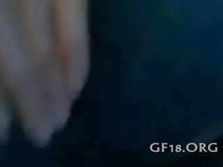 Swell middle-aged Asian Housewife Masturbating clip