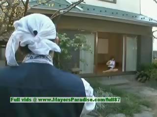 Nao ayukawa onschuldig schattig chinees dochter is masturberen