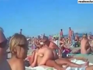 Public Nude Beach Swinger xxx clip In Summer 2015