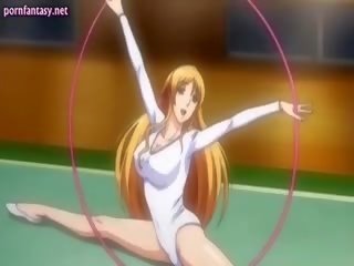 Veľký jugged anime babes dostať slurping