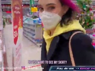 Real Risky sex clip in Man's Toilet - Public Agent PickUp Student in Walmart to Quick Fuck &sol; Kisscat