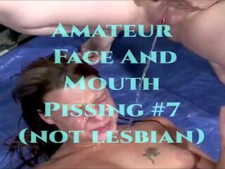 Amateur Face And Mouth Pissing #7