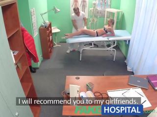 FakeHospital exceptional blonde loves the doctors muscles and clean-cut talking charm