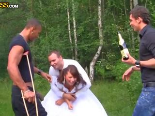 Die hochzeit grew in ein super gangbang