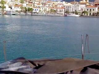Risky Blowjob on Sailing Boat in Greece, dirty clip de