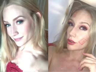 Blonde Cam call girl tried X rated movie for the first Time - BananaFever