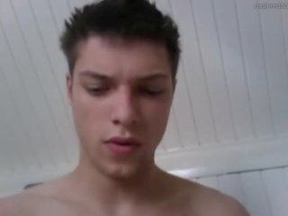 Incredible student busts a nut on cam
