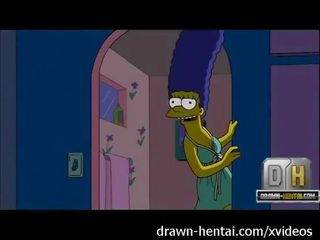 Simpsons 性別 - x 額定 電影 夜晚