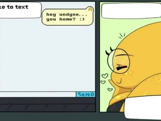 باختصار distance relationship~undertale فكاهي dub(alphys x undyne)