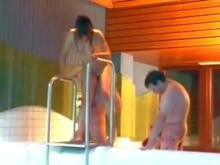 Two lascivious Ladies from Germany Getting Fucked at the Spa: Retro Amateur xxx movie